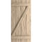 Ekena Millwork Rustic Four Board Joined Board-n-Batten Riverwood Faux Wood Shutters w/Z-Board, 22W x 60H, PR SHUBJZ22X60RWPR - alternate 19